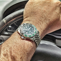 2022 PAGANI DESIGN nowy biznes lewa korona mężczyźni mechaniczne zegarki na rękę 100M wodoodporny szafirowe szkło PD-1662 GMT zegarek dla mężczyzn 5